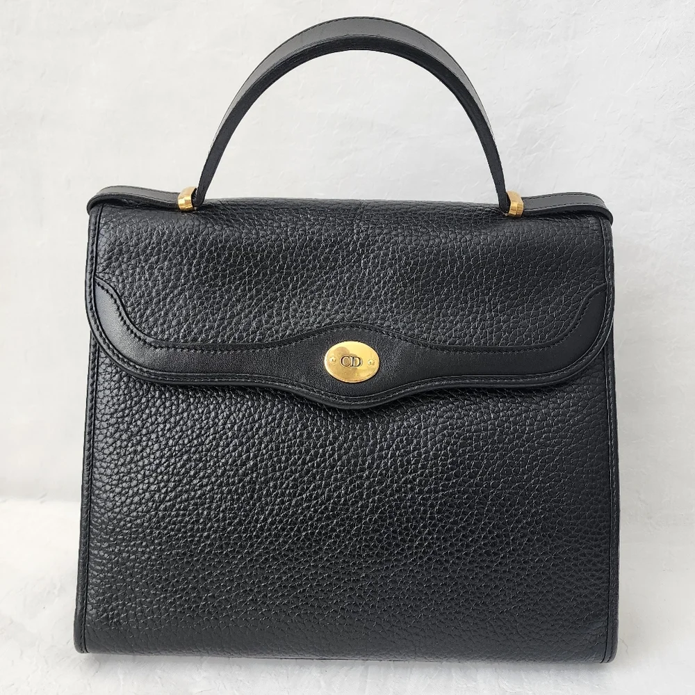 Auth Christian Dior Vintage Top Handle Bag - Picture 1 of 14